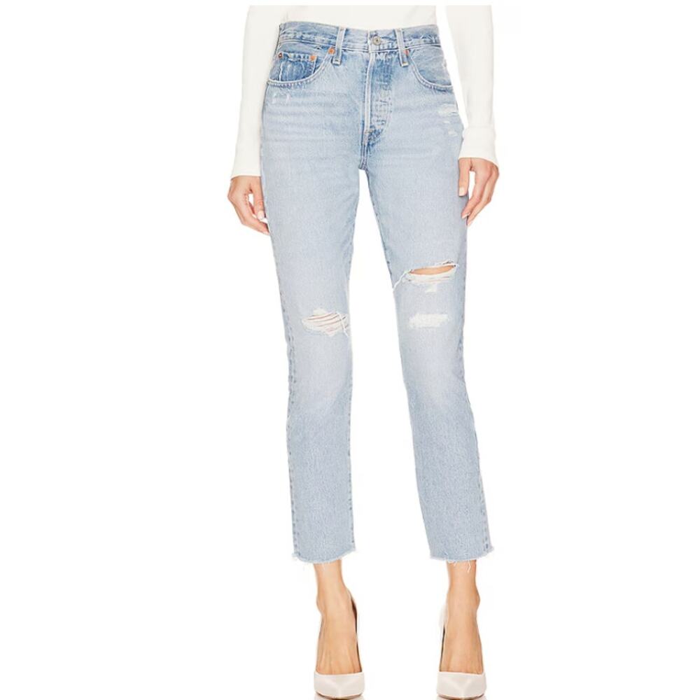 Levi's 501 Skinny Denim Jean Size 24